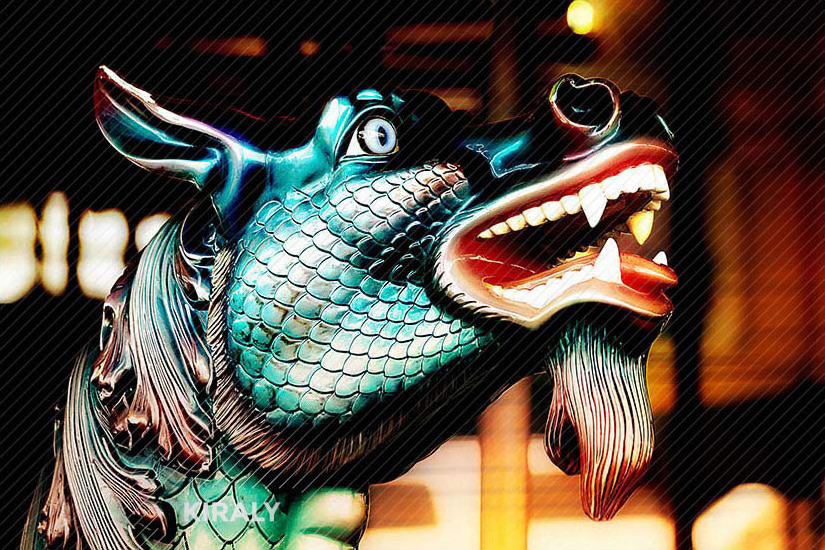 Ferris wheel dragon photo