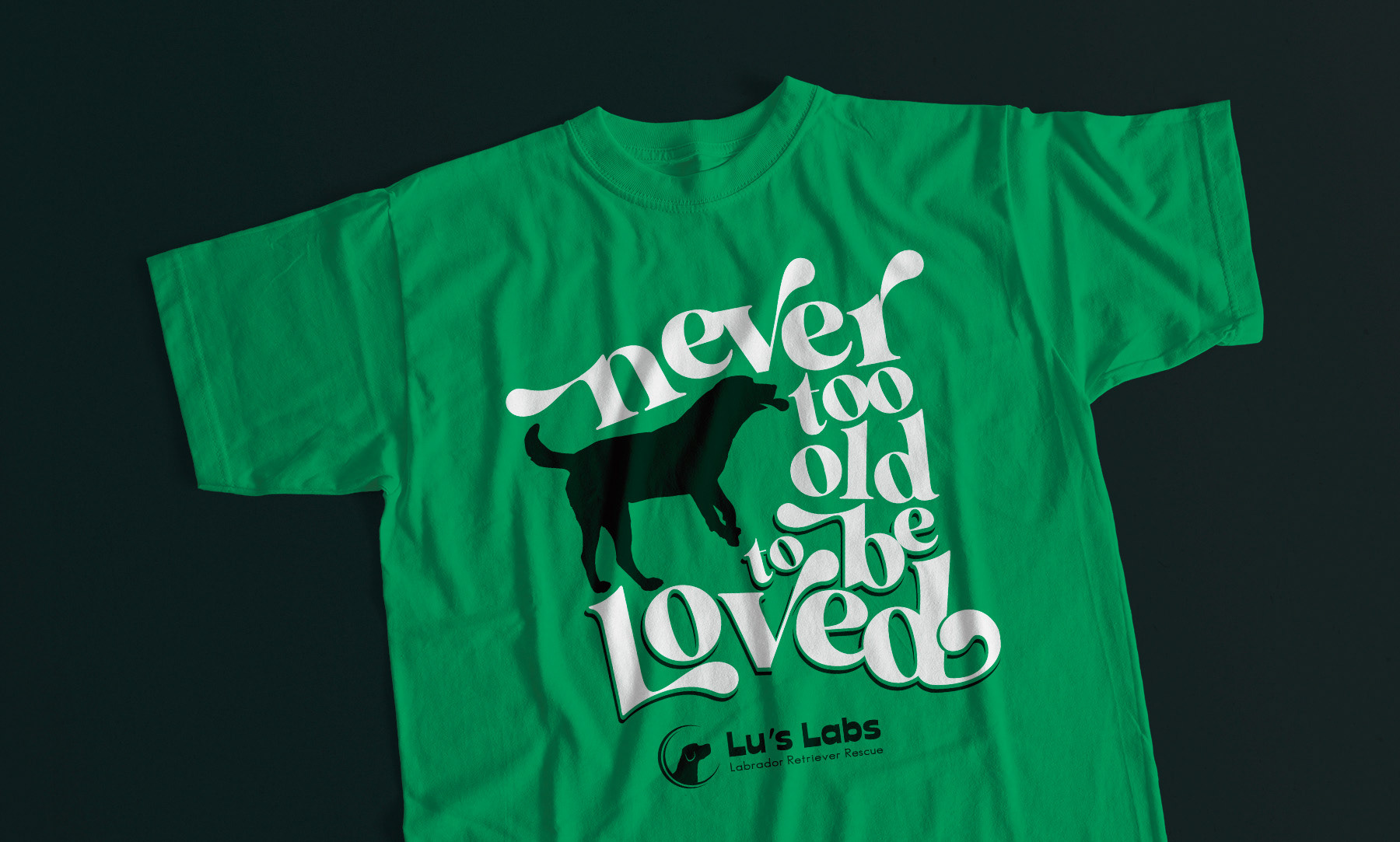Never too old to be loved (Labrador) shirt