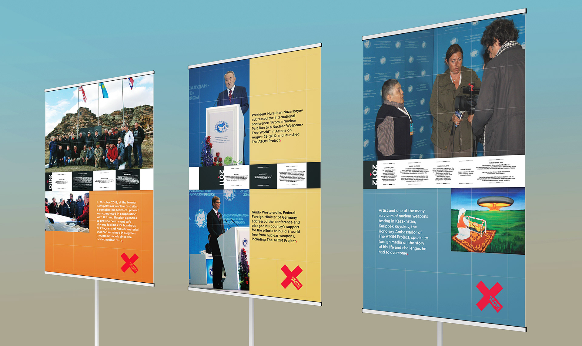 Nineteenth and twenty-first banners in timeline of events series