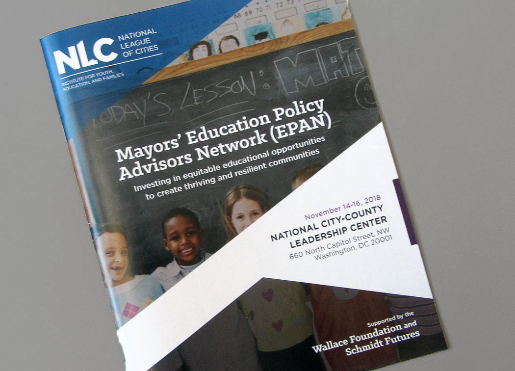Image of an education policy brochure cover