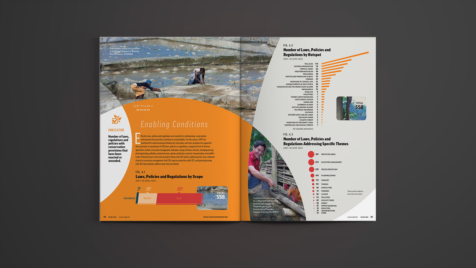 Fourth and final pillar section dedicated to enabling conditions