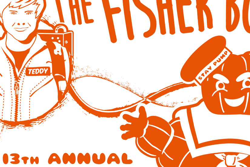 Enlarged view of artwork applied to t-shirt