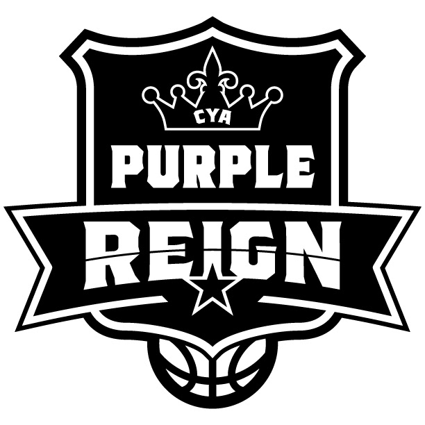 black-and-white logo to be used for youth basketball organization