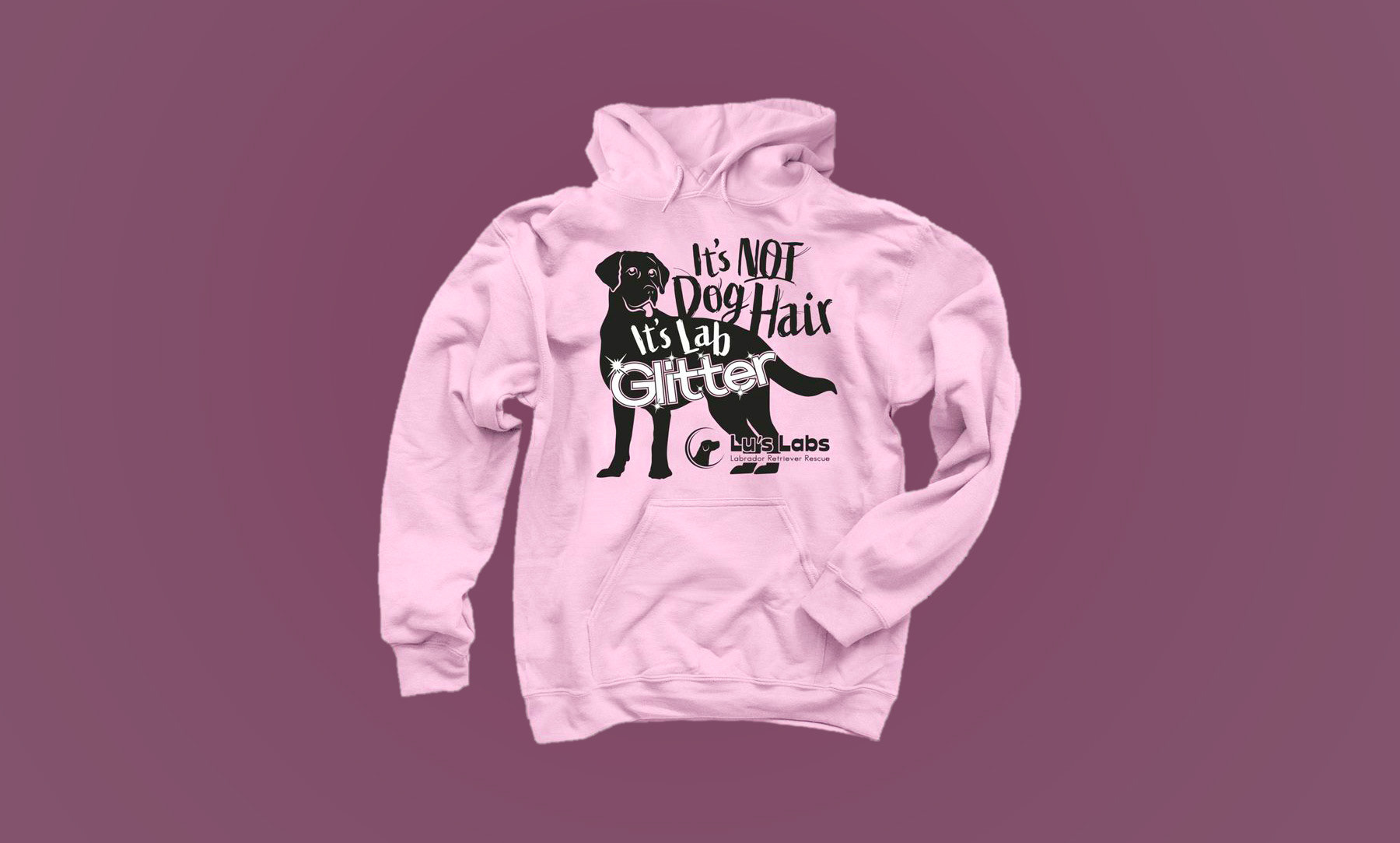 It's not dog hair it's lab glitter shirt