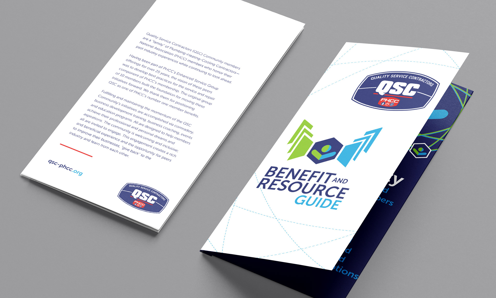 Front panel of resource guide