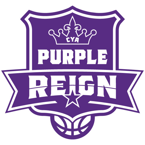 One color version of logo to be used for youth basketball organization