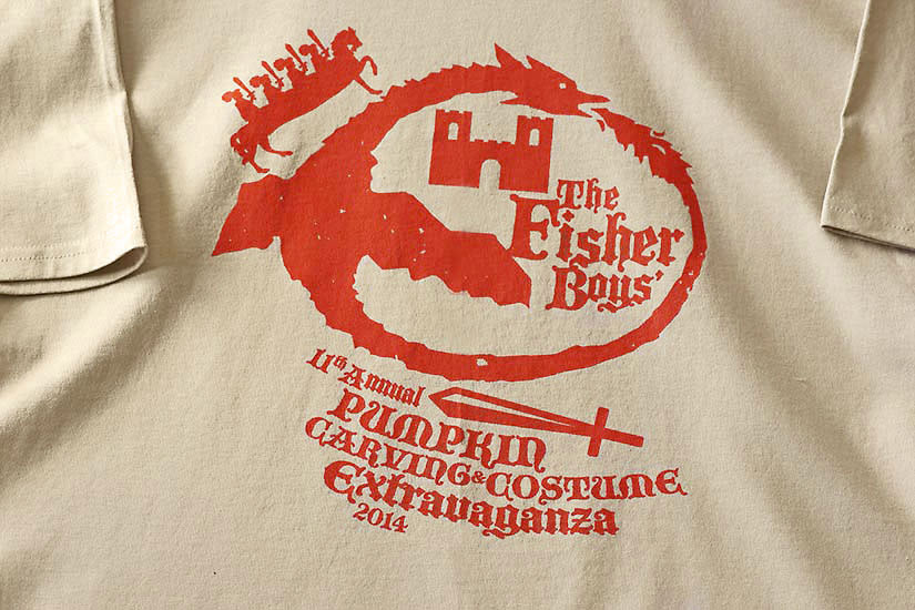 Annual holiday event themed t-shirt design