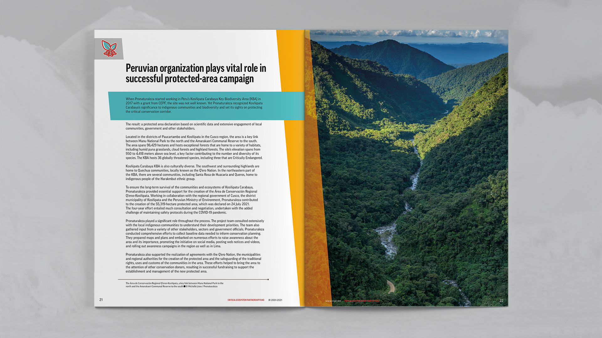 Case study of Peruvian organization and their role in a successful protected-area campaign