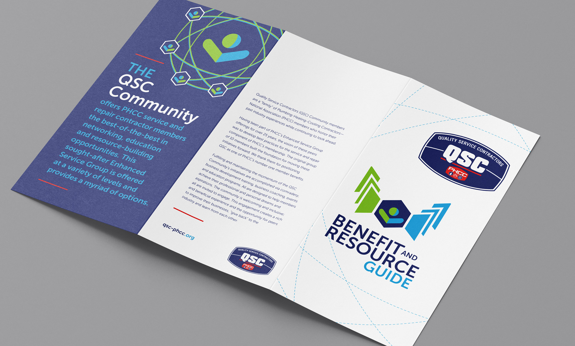 Exterior panels of resource guide