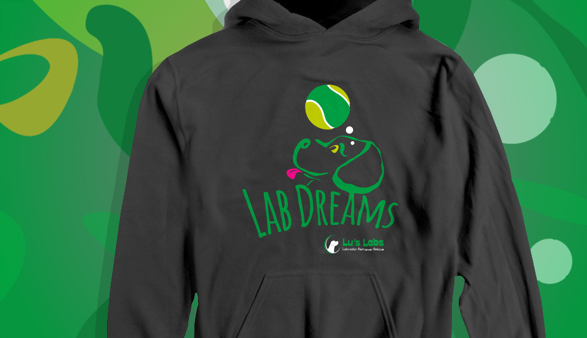 Lab dreams shirt – thinking of giant tennis balls