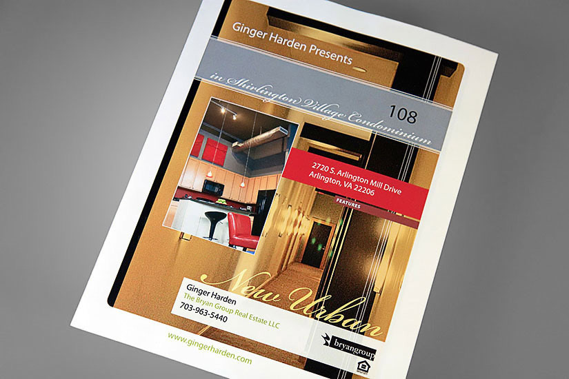 Sales flyer for condominium property