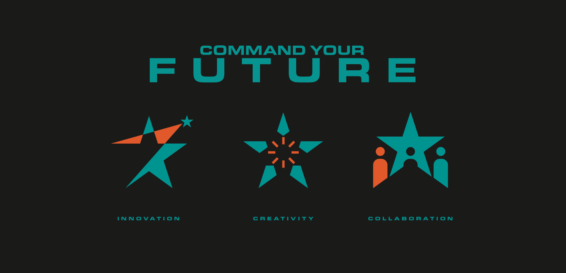 Promotional icon graphics for proposed training school