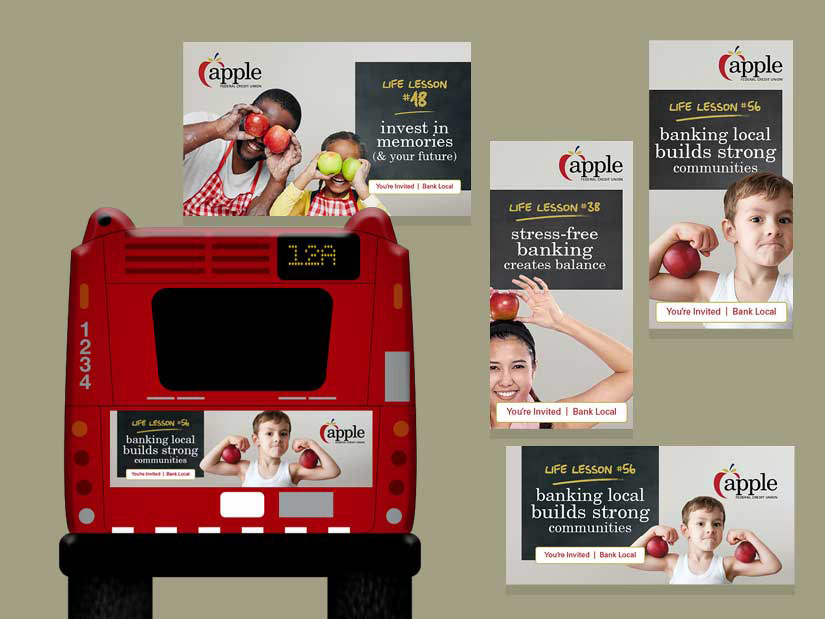 Financial institution advertising campaign