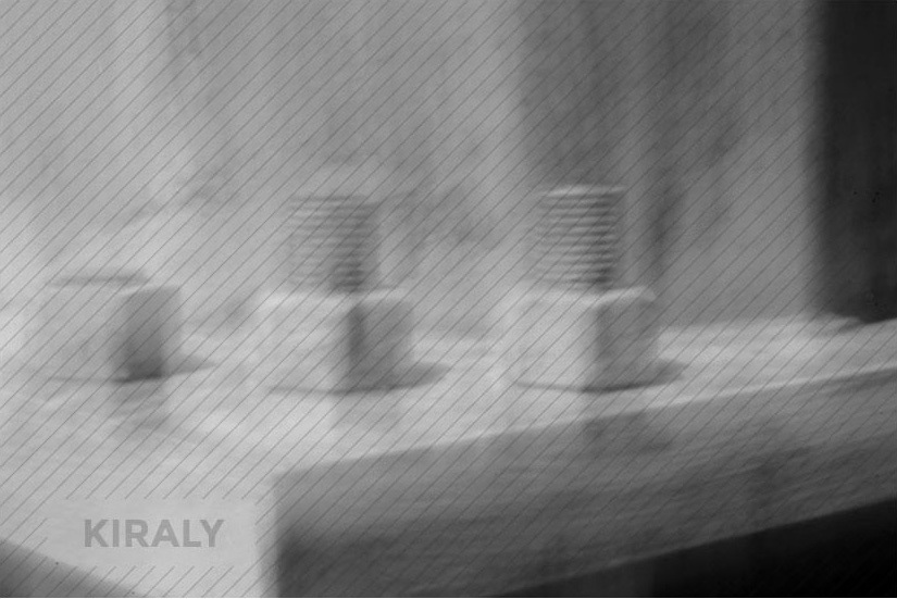 Pinhole photo of bolts