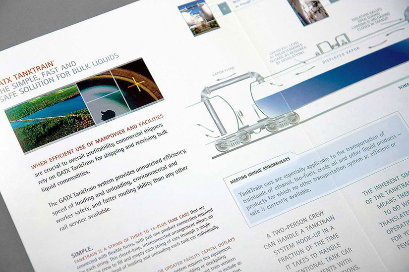 Enlarged view showing detail of graphics and typography