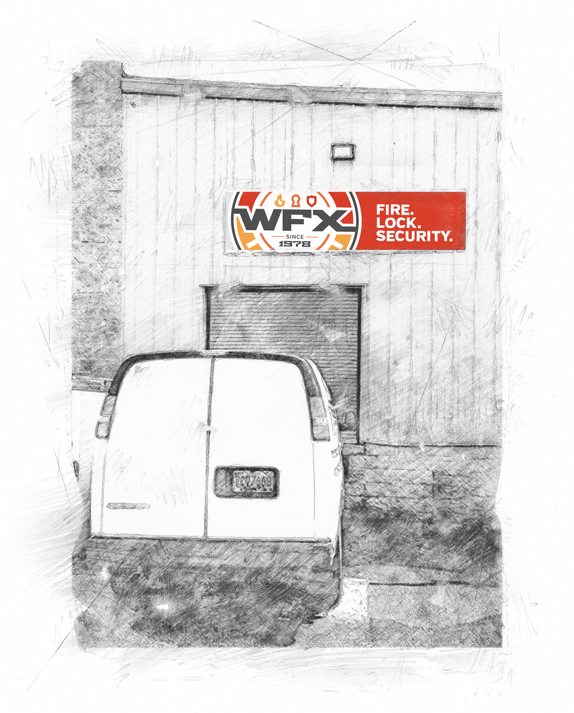 Signage for dock warehouse