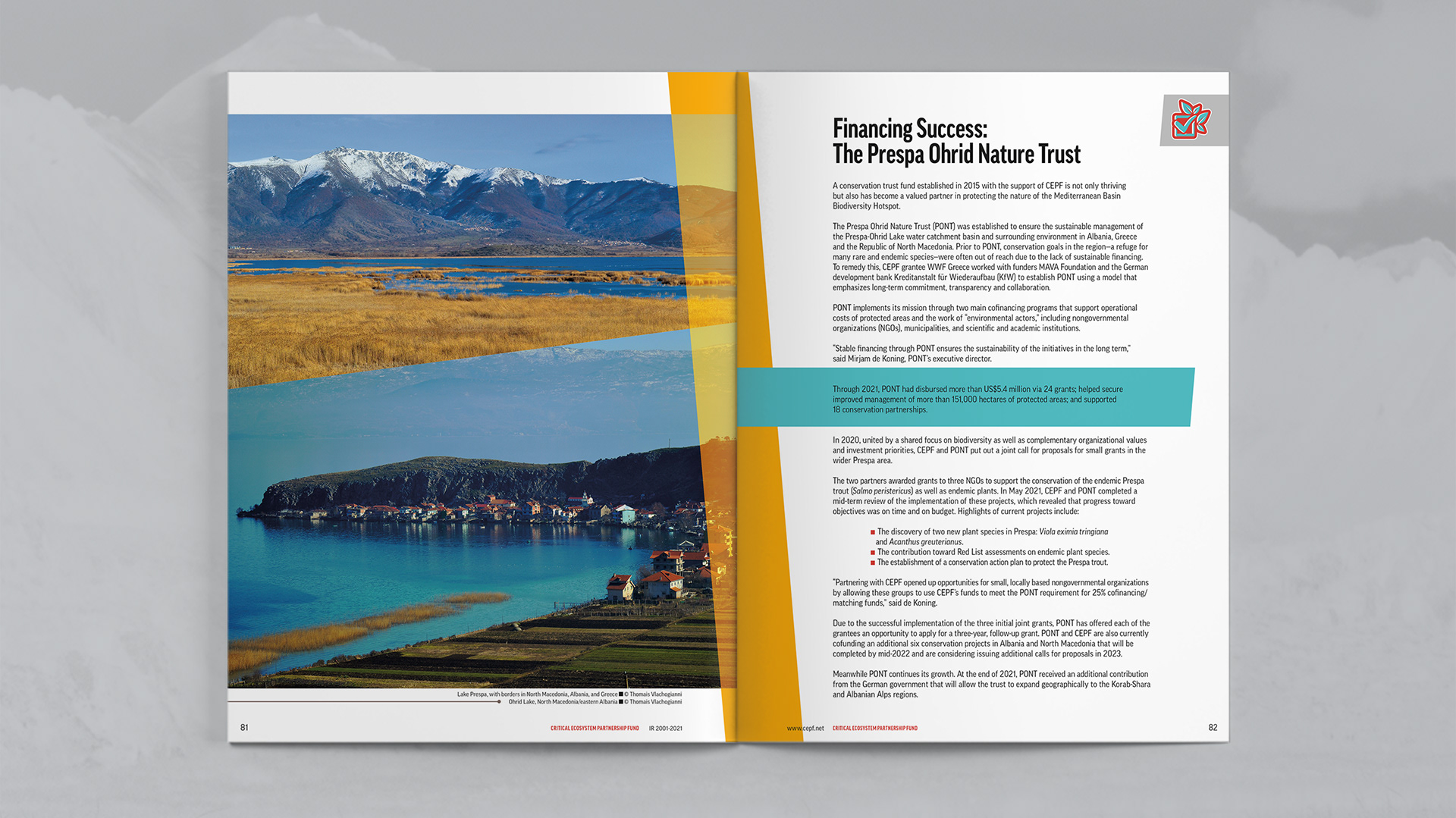 Case Study focused on Financing Success: The Prespa Ohrid Nature Trust