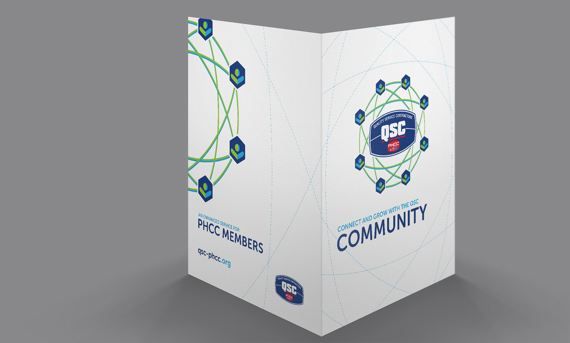 Membership pocket folder exterior