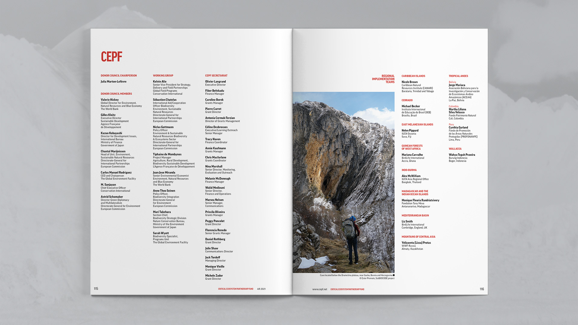 CEPF Donor Council/Working Group/ Secretariat/RITS