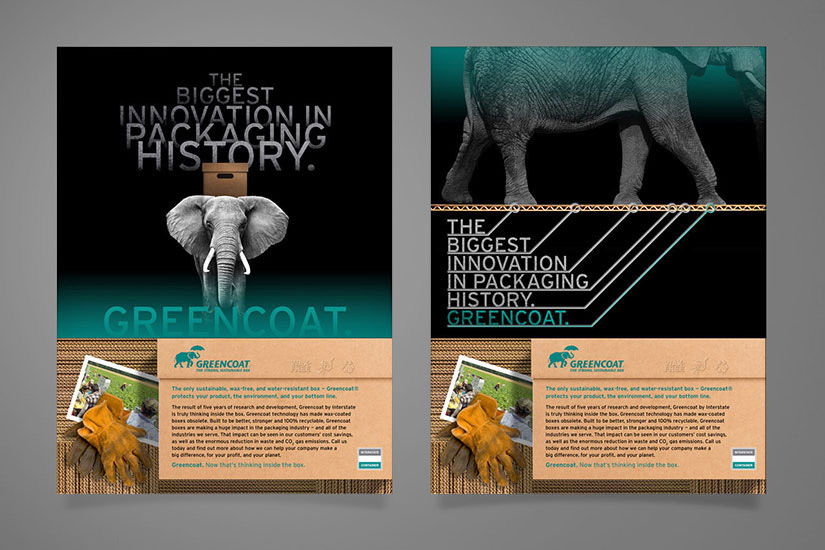 Advertisement for packaging innovation