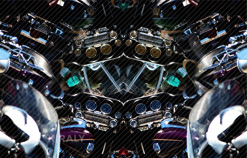 Photo collage of various dials and controls