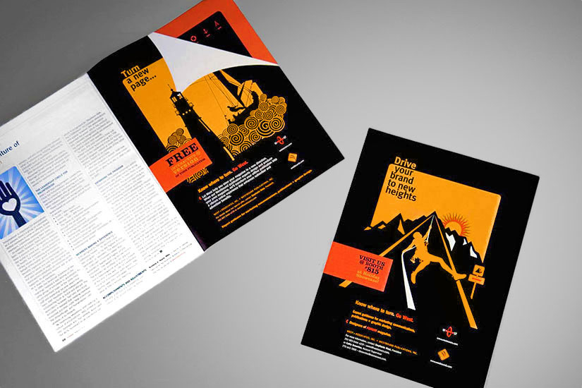 Additional images showing magazine ads for campaign