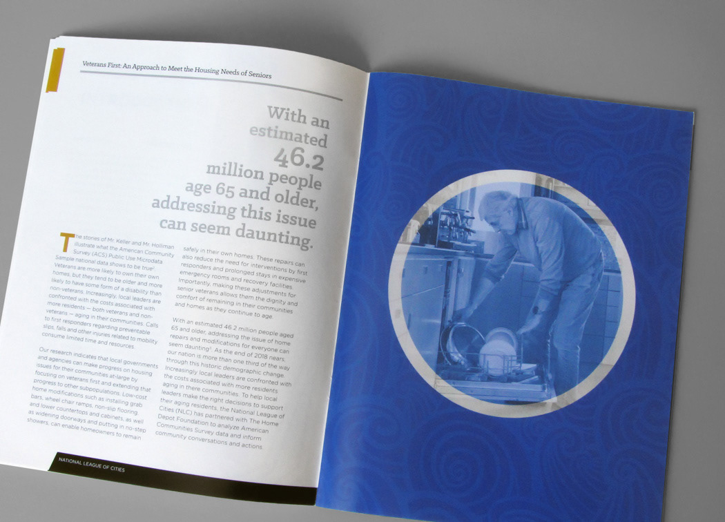 Sample content spread