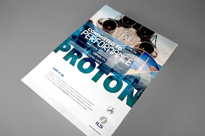 Ad for rocket launch management business