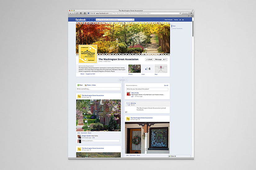 Community association logo Facebook page