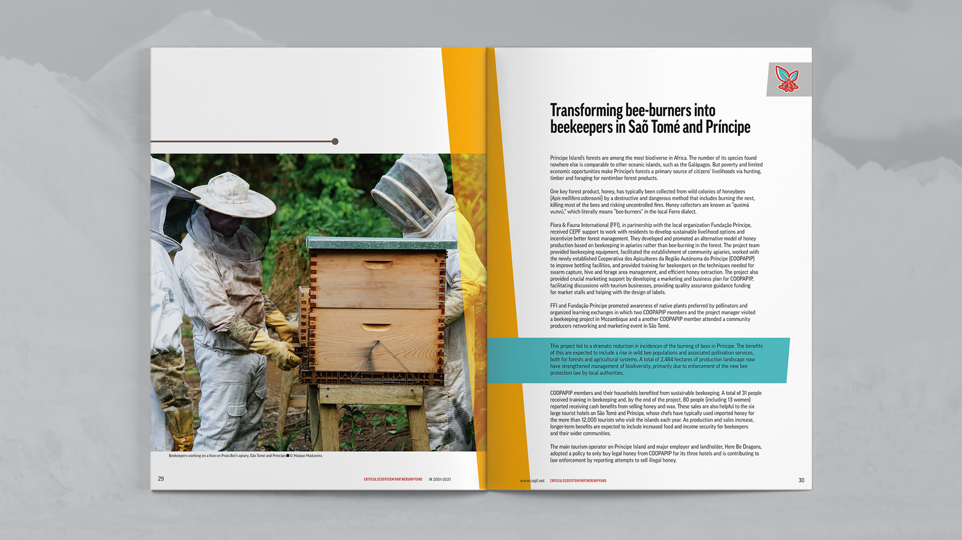 Case Study focused on beekeepers in Principe and Sao Tome