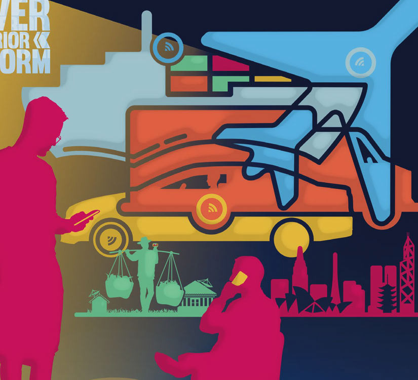 Image closeup of detail from rocket launch poster