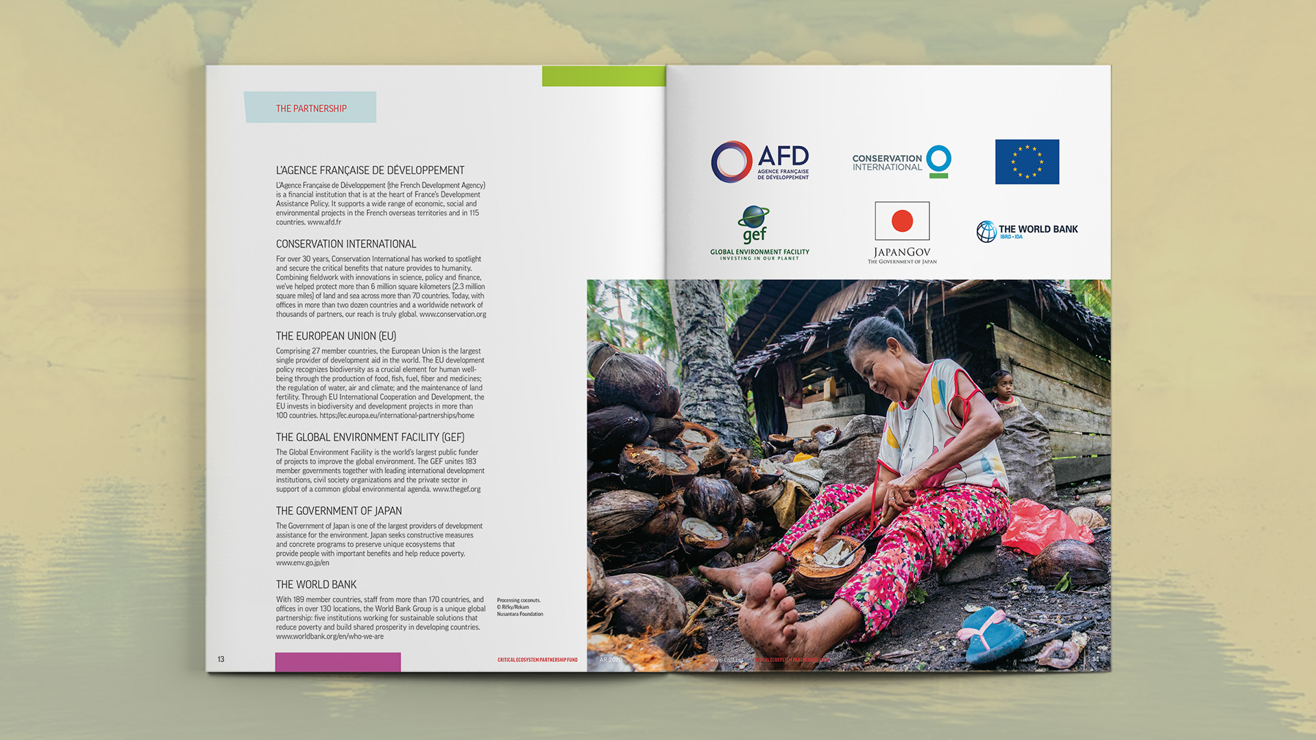 Spread describes the international partnerships