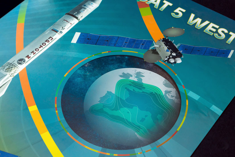 Zoomed in view depicting central poster area design details