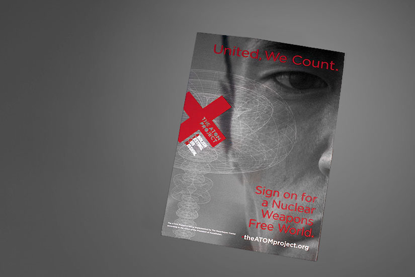 Folder cover for international petition effort