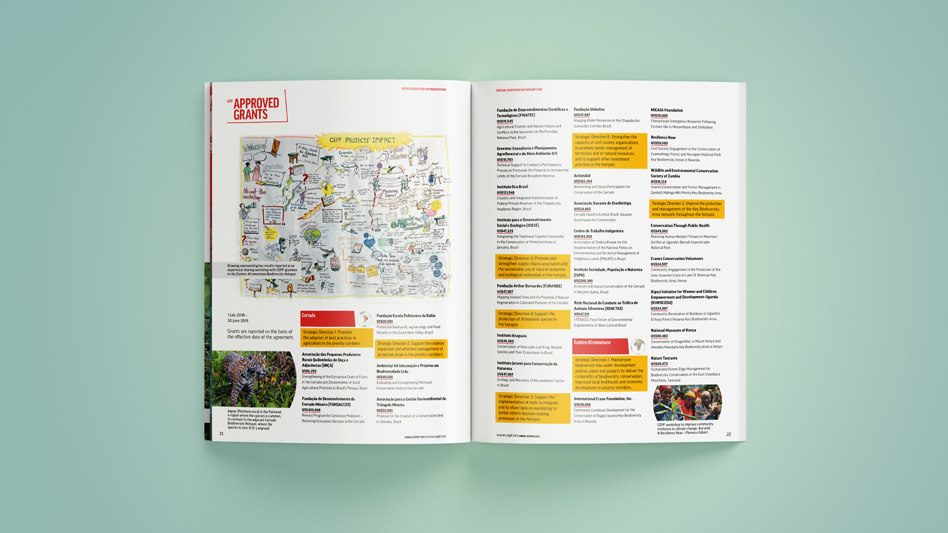 Approved Grants listed out