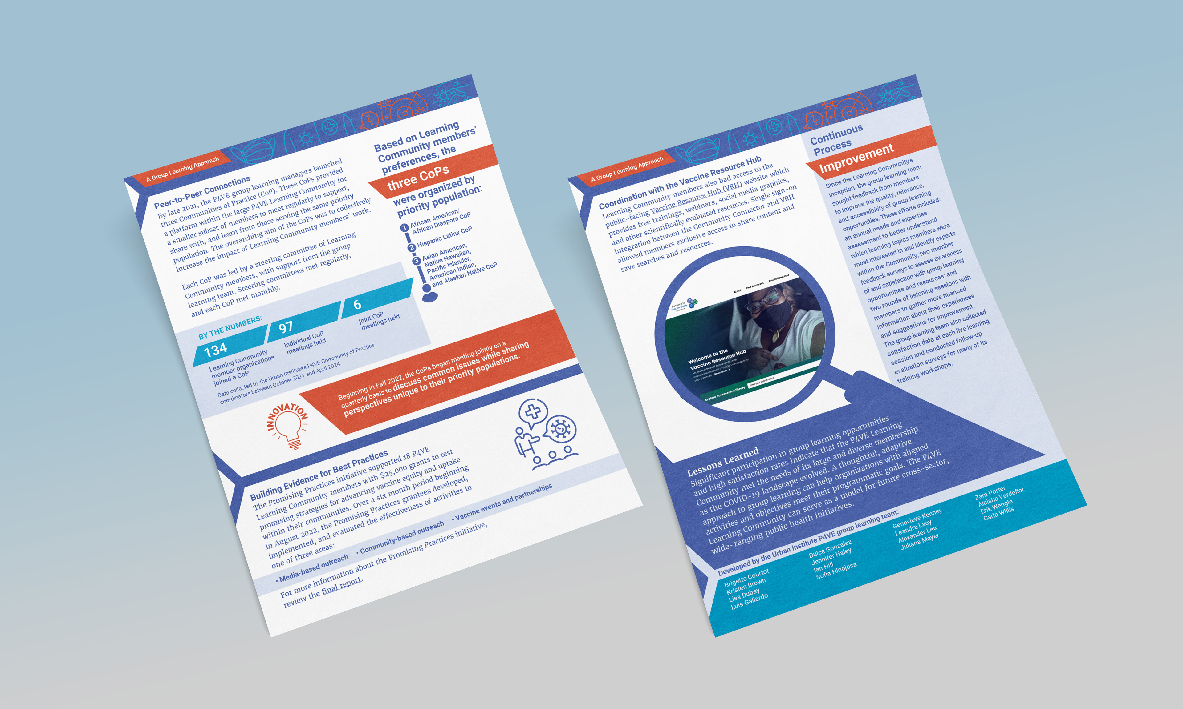 Final two, out of four, fact sheet pages supporting vaccine equity