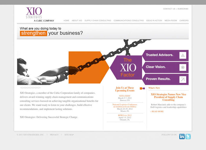 Organizational process graphic used on website