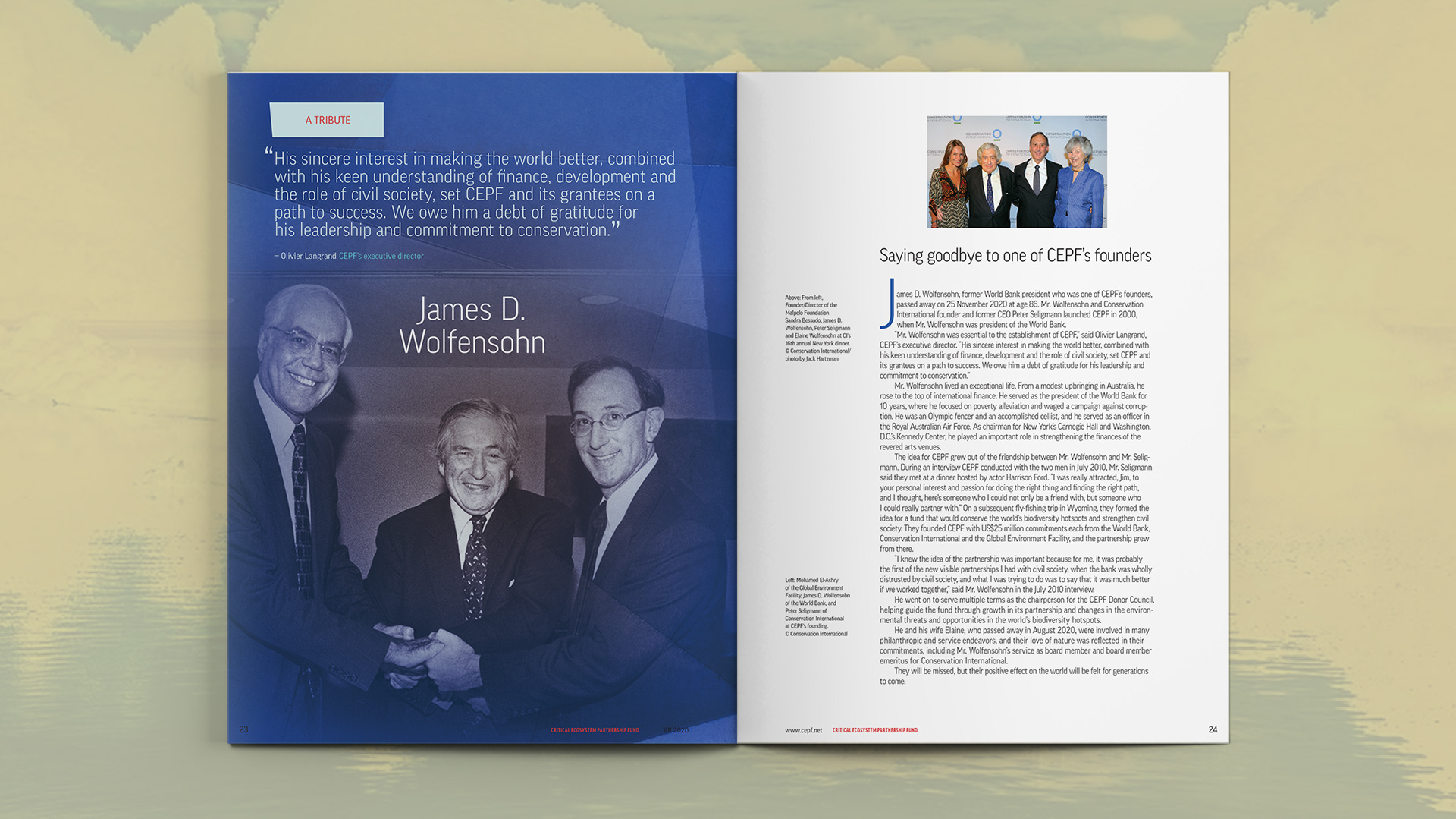 A tribute to one of CEPF's founders