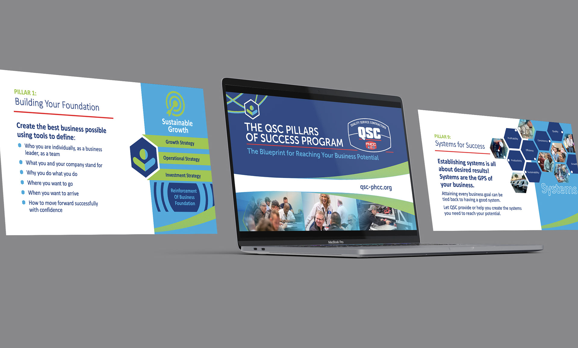 Pillars of success Powerpoint presentation