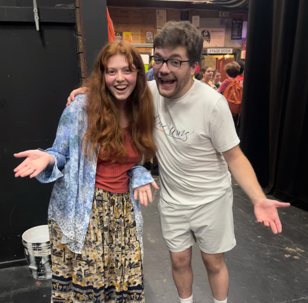 Sound of Music Lighting Team at College Light Opera