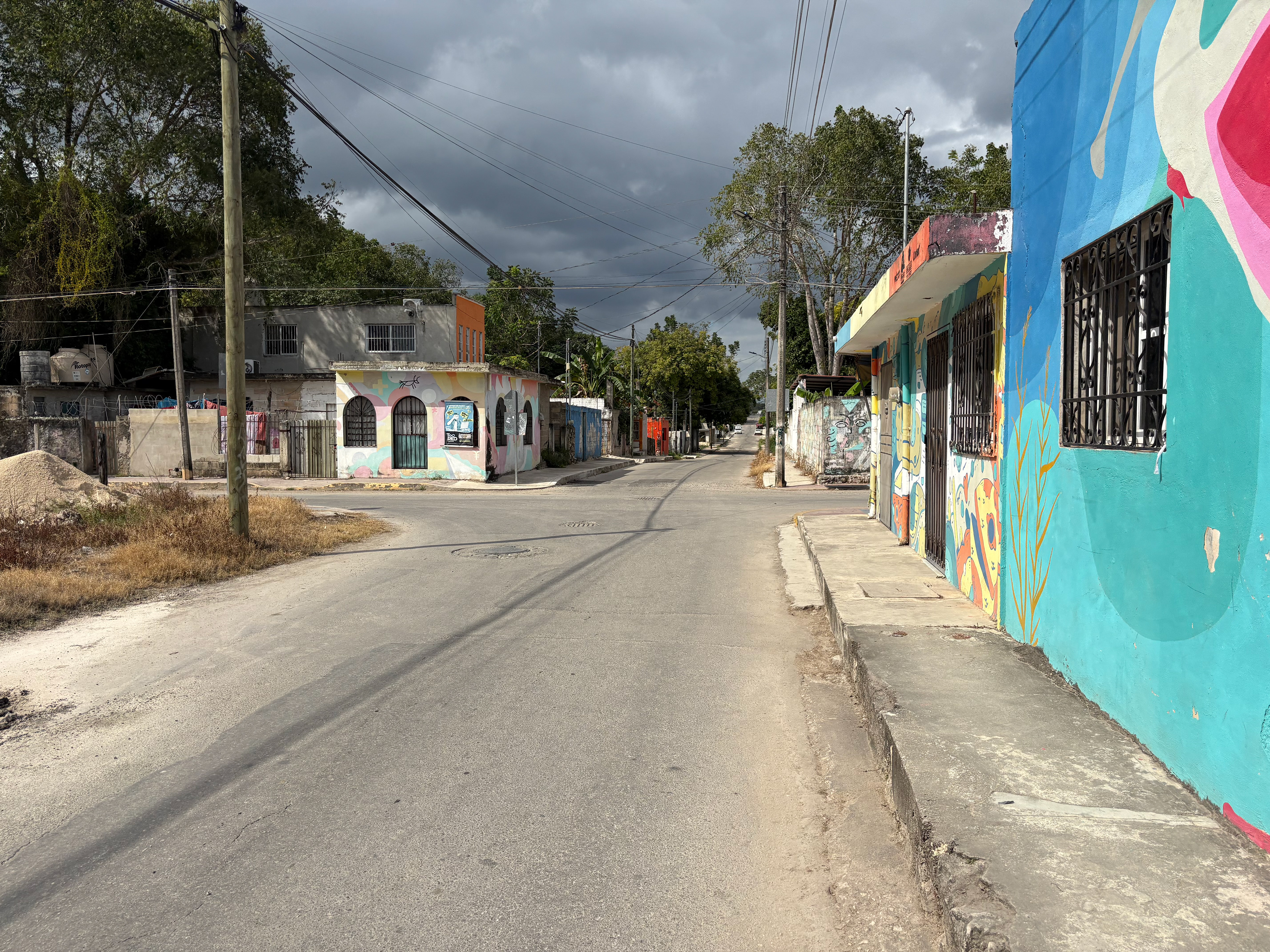 Streets around Laguna Bacalar.