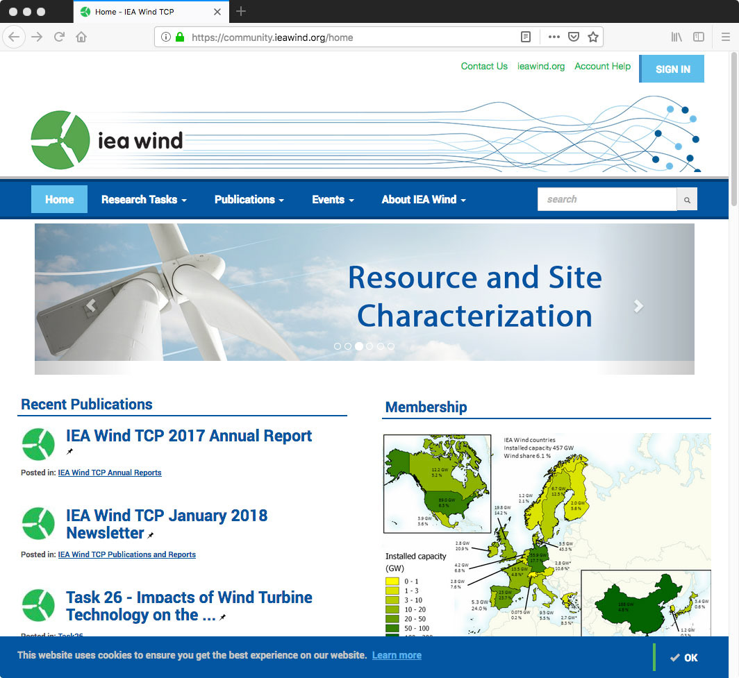 IEA Wind Page