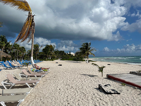 We got here early enough to have it to ourselves for a bit.