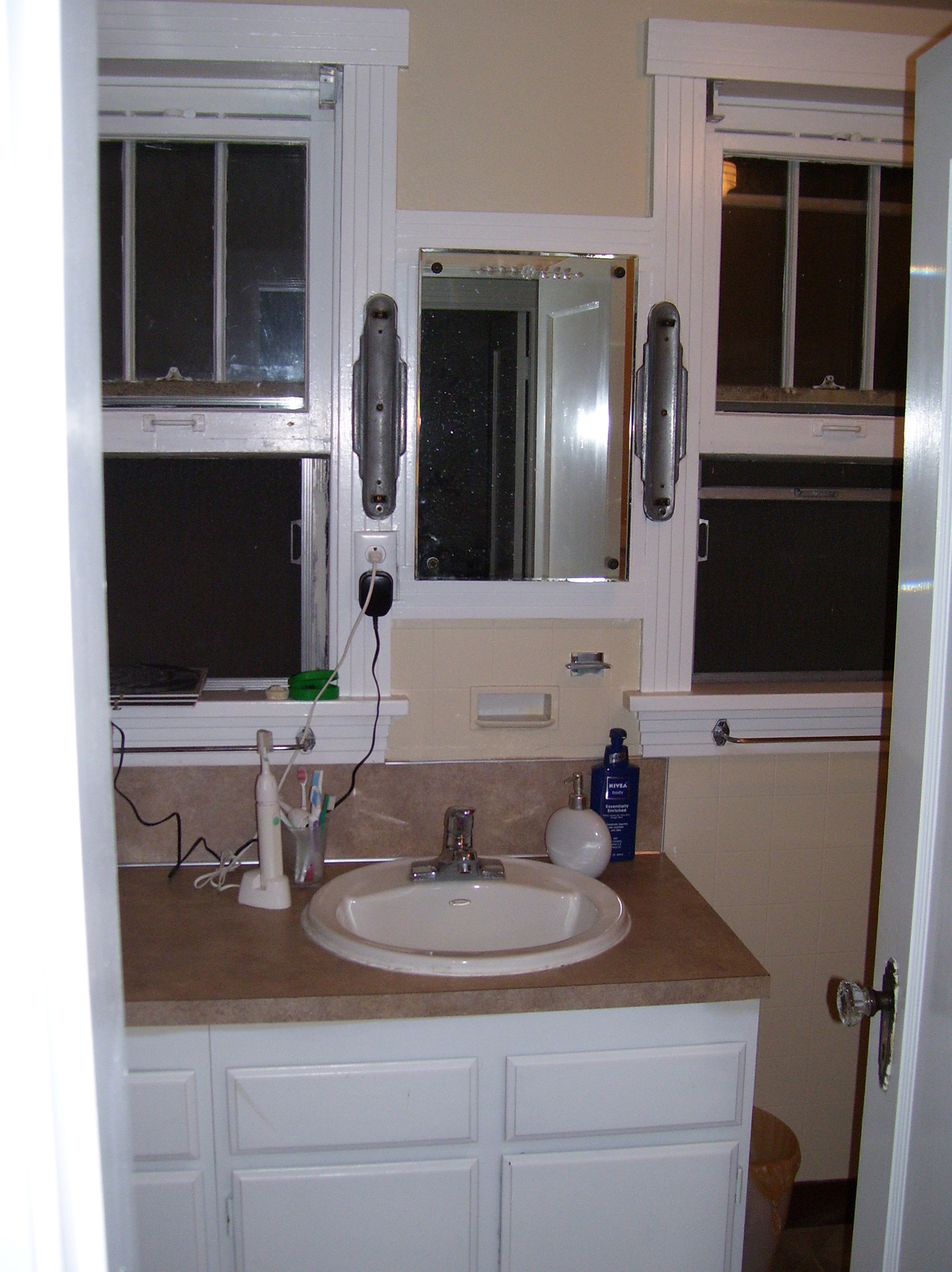 This is what it looked like when we moved in...