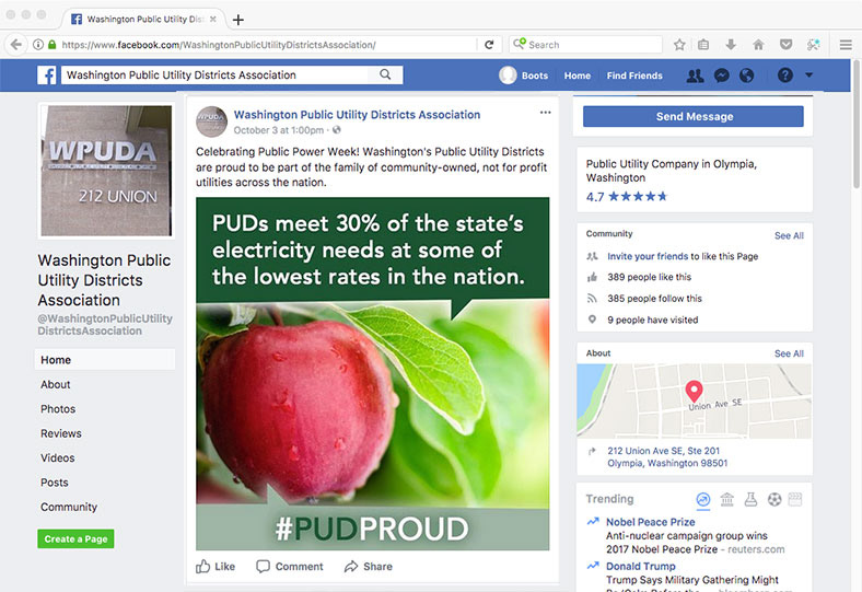 WPUDA Public Power Week Campaign