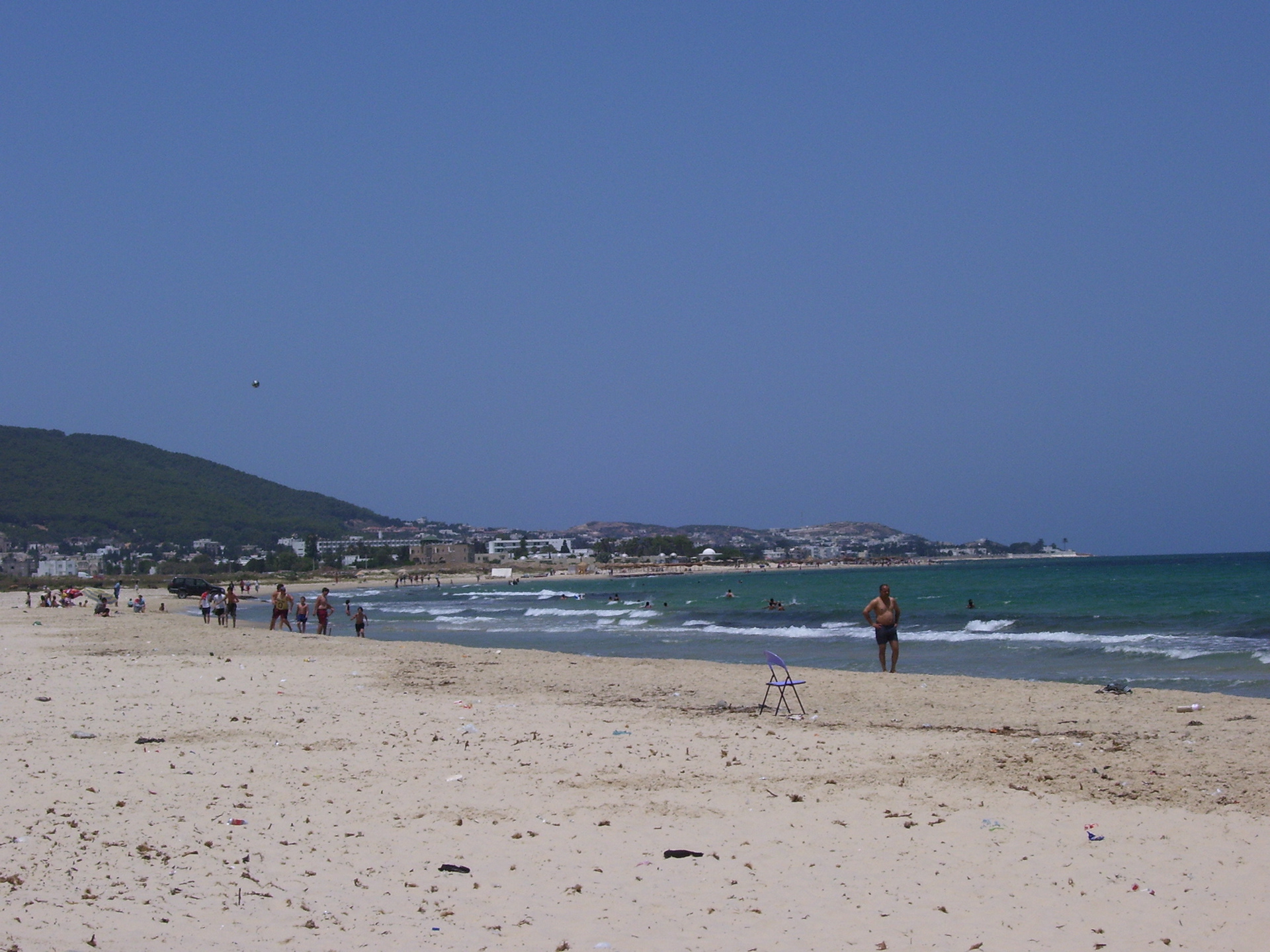 Tunis beach.