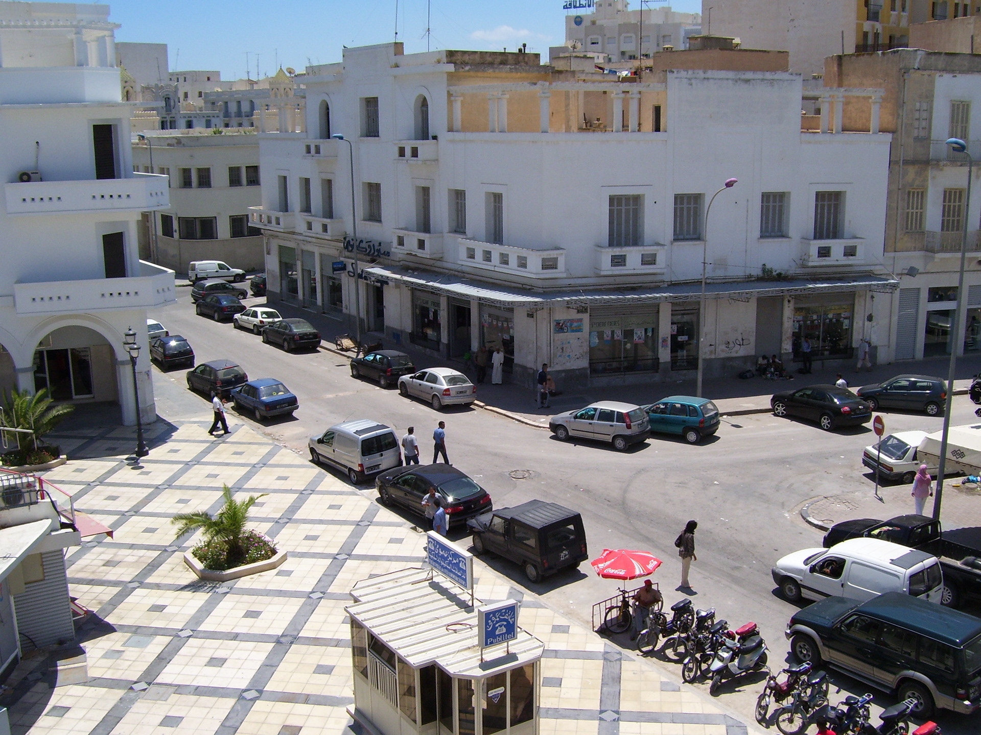 Sfax view from our balcony.