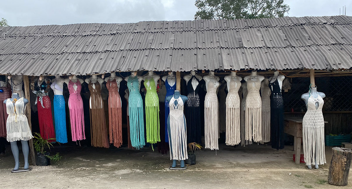 What Jamie called "plant-hanger dresses".