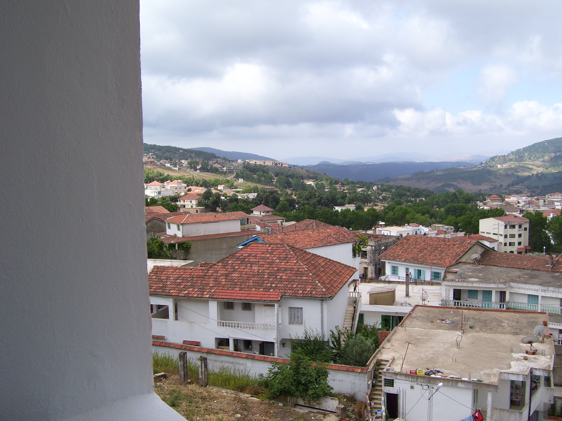 Ain Draham from our balcony.