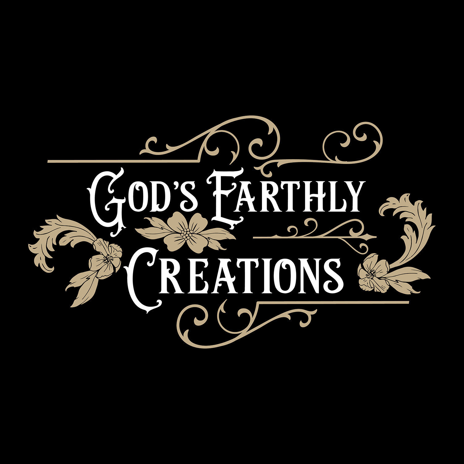 God’s Earthly Creations is a locally owned Christian book store and gift shop in downtown Corydon, Indiana. They requested a vintage art nouveau style logo which was an absolute ball to design. It looks great on the sign in front of the building.